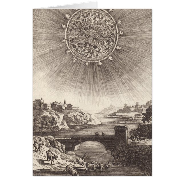 Antike Astronomie Himmel mit Sonne von Allain Mall (Vorne)