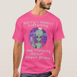 Antike Außerirdischen Theoretiker Astronaut Ufo Ve T-Shirt