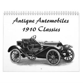 Antike Automobilen - 1910 klassische Auto Kalender