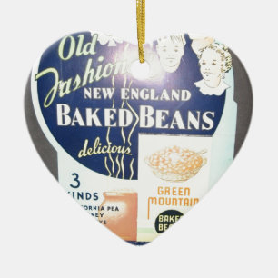 Antike Baked Beans Keramikornament