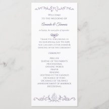 Antike Barock-Viktorianische Pflaumen-Hochzeit