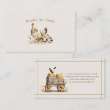 Antike Bauernhof-Bücher für Baby Kleines Küken