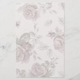 Antike blassrosa Rosen Verlobungsfeier Stationär Briefpapier