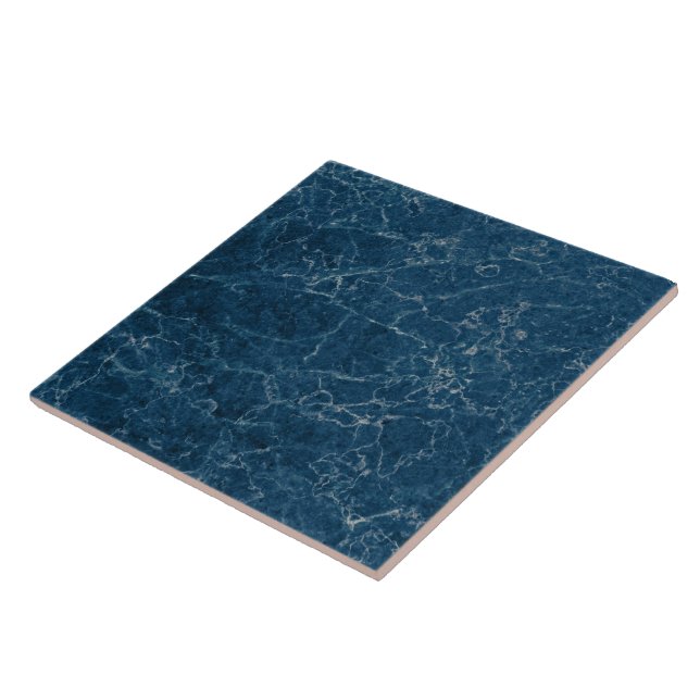 Antike Blaue Marmorstein-Textur Fliese (Seite)