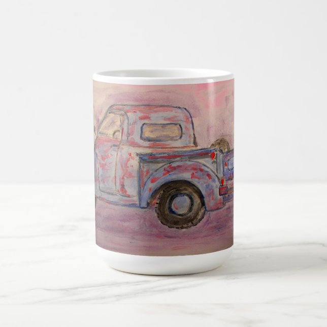 Antike blaue Patina Kaffeetasse (Mittel)