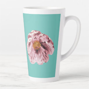 Antike blühende Pfingstrose-Kaffeetasse Milchtasse
