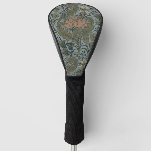 Antike Blume Morris Garden Blumengarten Golf Headcover (Vorderseite)