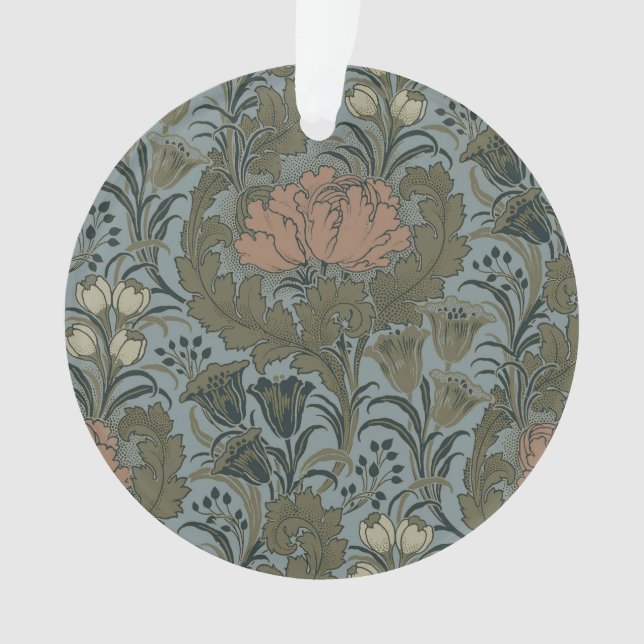Antike Blume Morris Garden Blumengarten Ornament (Vorderseite)