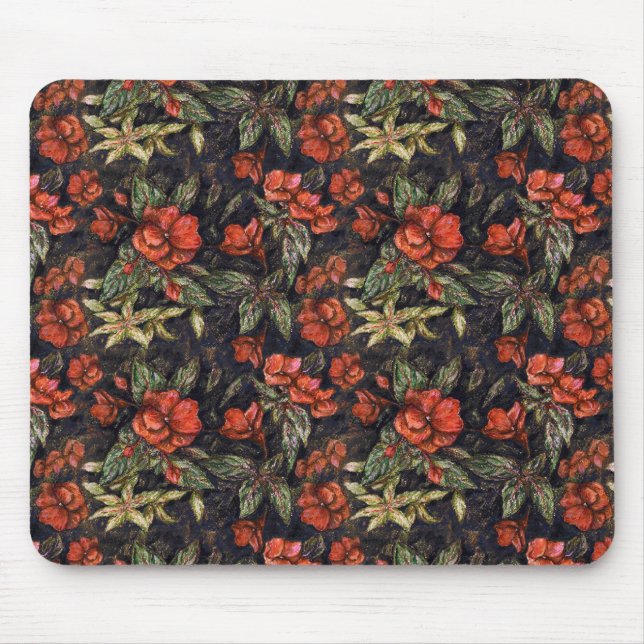 Antike Blume von Alexandra Cook aka Linandara Mousepad (Vorne)