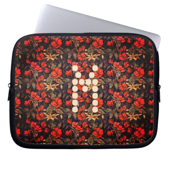 Antike Blume von Alexandra Cook aka Linandara Sl Laptopschutzhülle (Vorderseite)