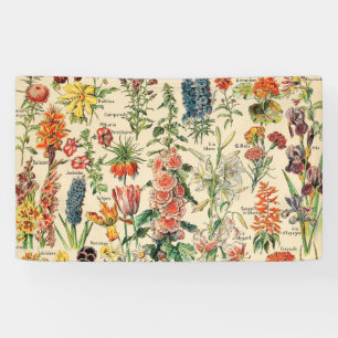 Antike Blumen Banner