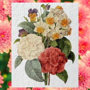 Antike Blumen, Kamelien und Narzissen, Redoute