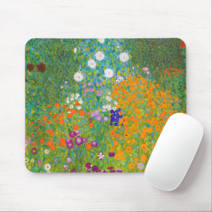 Antike Blumen-Kunst von Gustav Klimt im Stil eines Mousepad