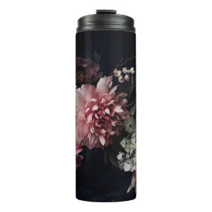 Antike Blumen. Pfingstrosen, Tulpen, Lilie, Horten Thermosbecher