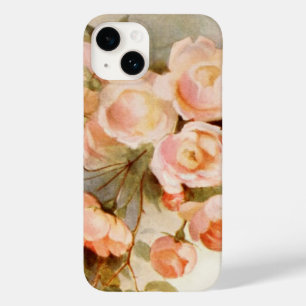 Antike Blumen, Romantische Antike Rosa Rosenblüten Case-Mate iPhone Hülle