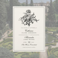 Antike Blumen Romantische Blumen Creme Hochzeit