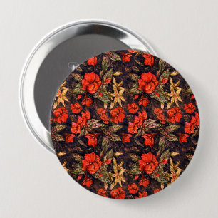 Antike Blumen von Alexandra Cook aka Linandara Button