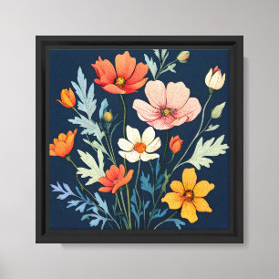 Antike Blumenbouquet Leinwanddruck
