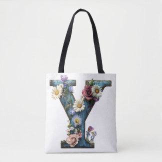 Antike Blumengarten-Letter Y Tasche
