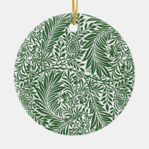 Antike Blumenmuster William Morris Weidenzweig Grü Keramik Ornament