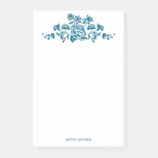 Antike Blumenreben Post-it Klebezettel