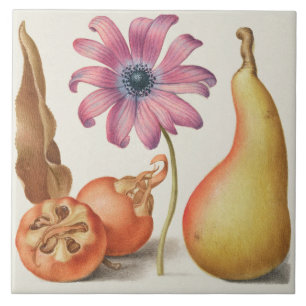 Antike Botanik Fliese