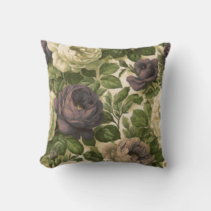Antike Botanische Romantische Chic Blumenmotive Kissen