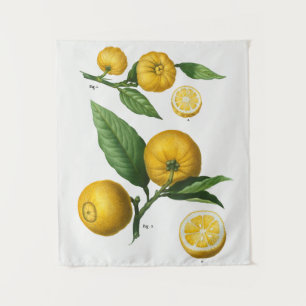 antike botanische Tapisserie Wandteppich