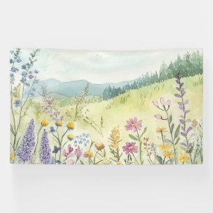 Antike Botanische Wanddekoration Banner
