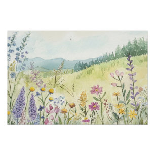 Antike Botanische Wanddekoration Poster