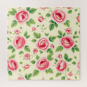 Antike Bouquet aus rosa Rosen, pastellfarbene Blum