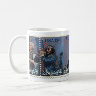 Antike Briefmarken-Kaffeetasse Kaffeetasse