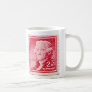 Antike Briefmarken-Kaffeetasse Kaffeetasse