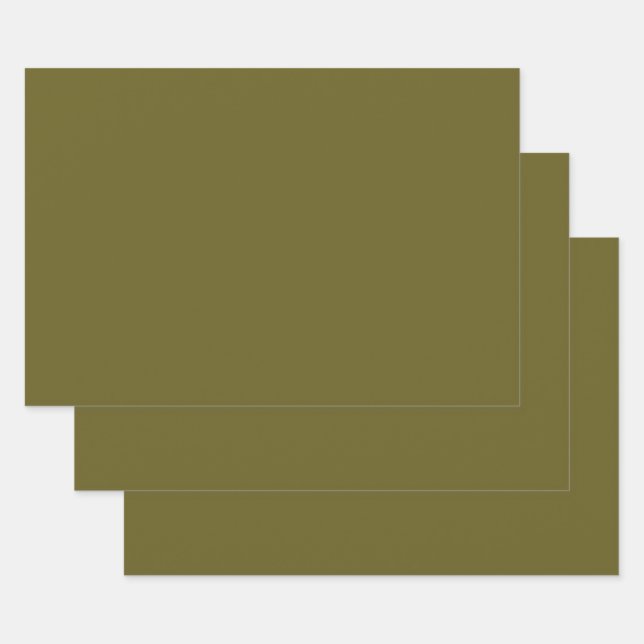 Antike Bronze (Vollfarbe)  Geschenkpapier Set (Set)