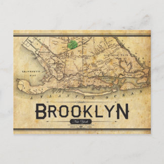 Antike Brooklyn-Postkarte Postkarte