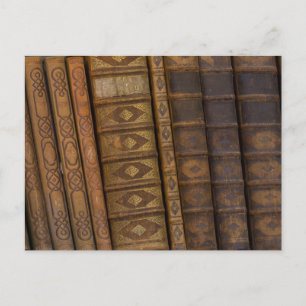 Antike Bücher Postkarte