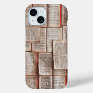 Antike Buchseiten Offene Bücher Bibliophile Case-Mate iPhone Hülle