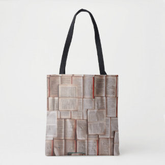 Antike Buchseiten Offene Bücher Bibliophile Tasche