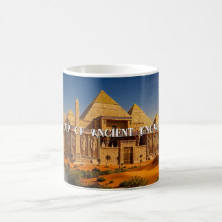 Antike Burg aus dem sengenden Sand Kaffeetasse