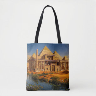 Antike Burg aus dem sengenden Sand Tasche