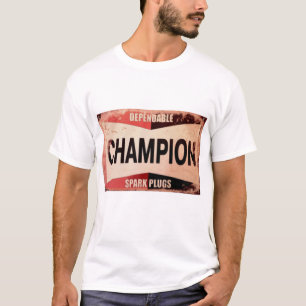 Antike Champion Spark Plugs signieren T-Shirt