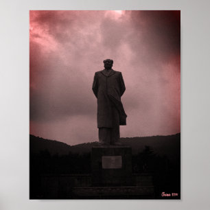 Antike Changsha Mao Tse Tung Statue Poster