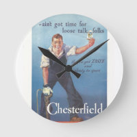 Antike Chesterfield Zigarettenwerbung