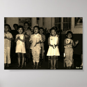 Antike China Changsha Kinderbetreuung Poster
