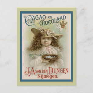 Antike Chocoladenwerbung Postkarte
