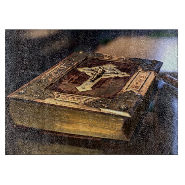 Antike Christliche Bibel Schneidebrett (Vorderseite)