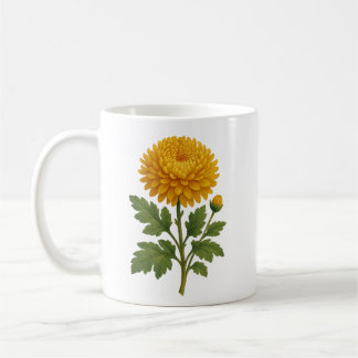 Antike Chrysantheme Kaffeetasse