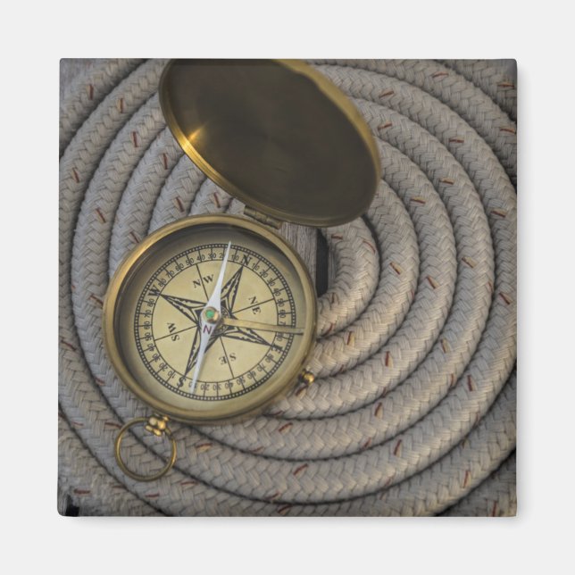 Antike Compass On Vorsprung Deck Magnet (Vorne)
