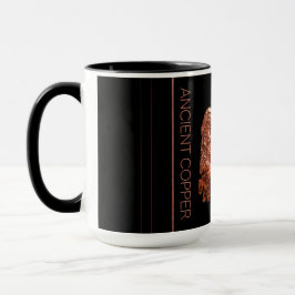 Antike Copper Peoria Falcon Restored Kaffeetasse