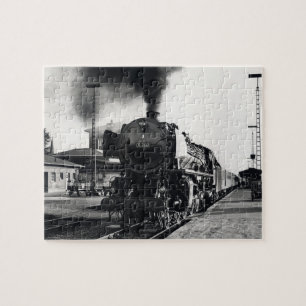 Antike Dampflokomotive Eisenbahn